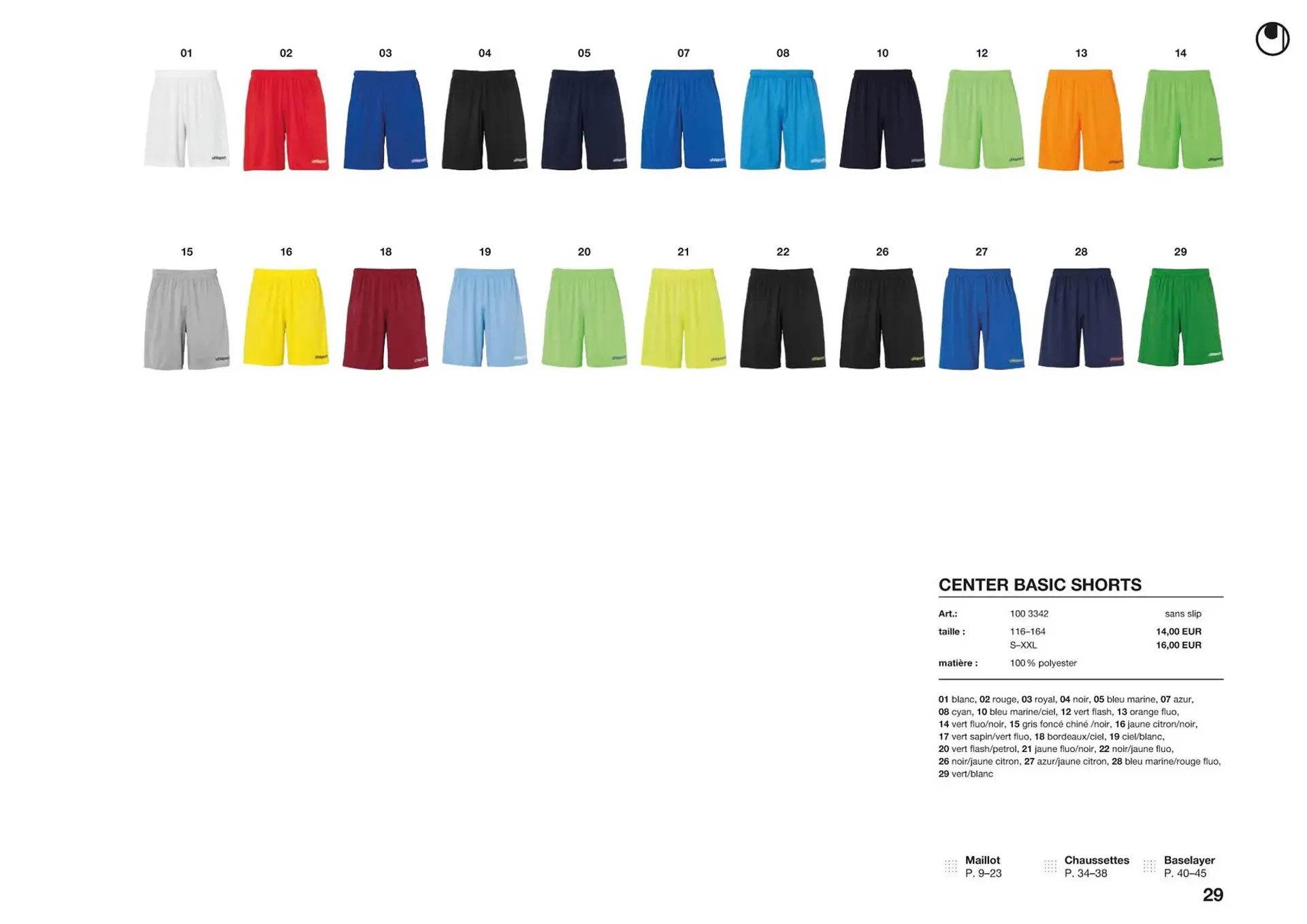 Catalogue Uhlsport du 1 mars au 31 décembre 2023 - Catalogue page 29