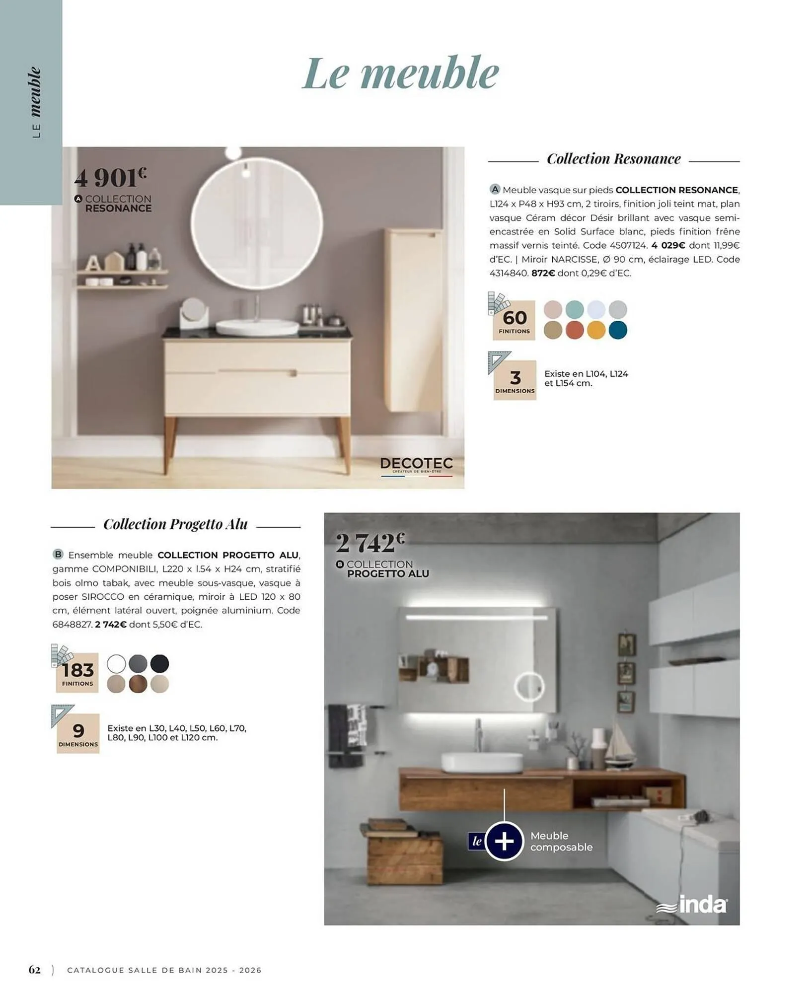 Catalogue Cedeo du 3 juin au 31 décembre 2025 - Catalogue page 62