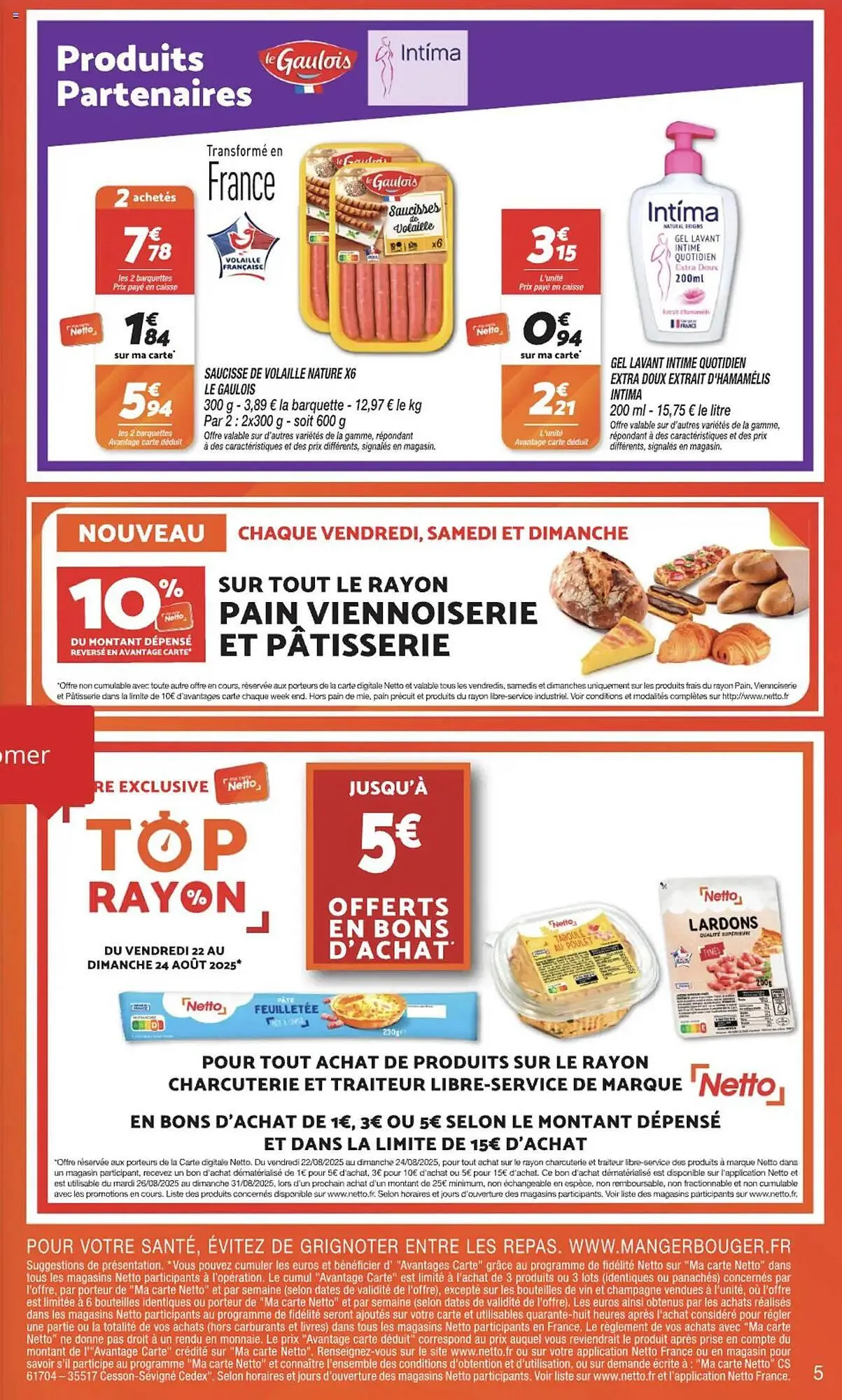 Catalogue Netto du 19 août au 25 août 2025 - Catalogue page 5