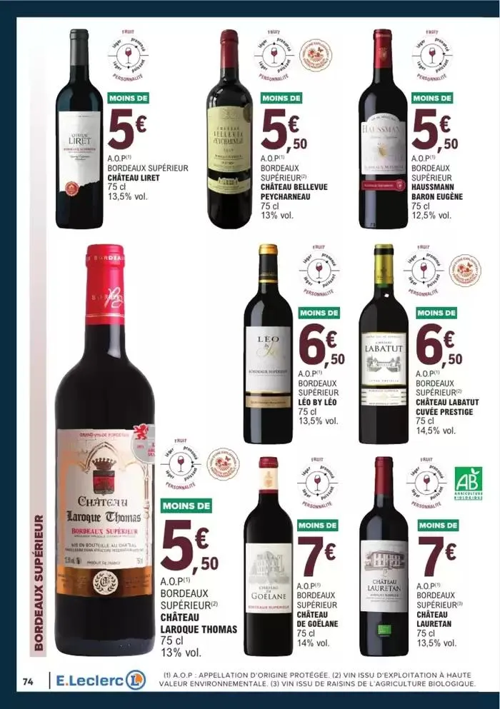GUIDES DES VINS 2024/2025 du 1 avril au 31 décembre 2025 - Catalogue page 99