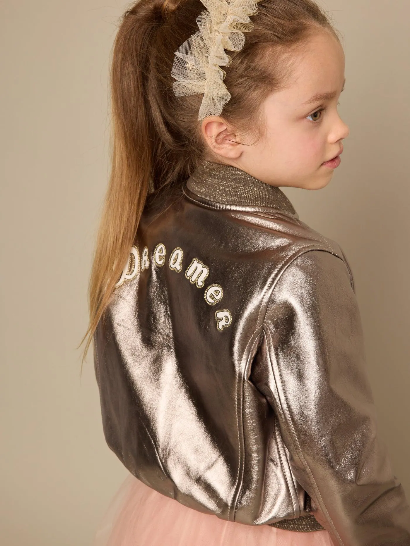 Blouson Joplin argent