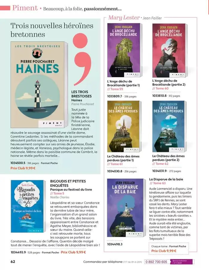 Mars - Avril 2025 du 4 mars au 30 avril 2025 - Catalogue page 62