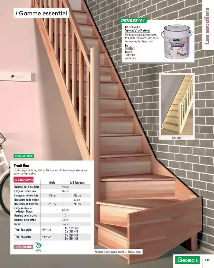 Aménagents Intérieurs 2025 du 1 janvier au 31 décembre 2025 - Catalogue page 119