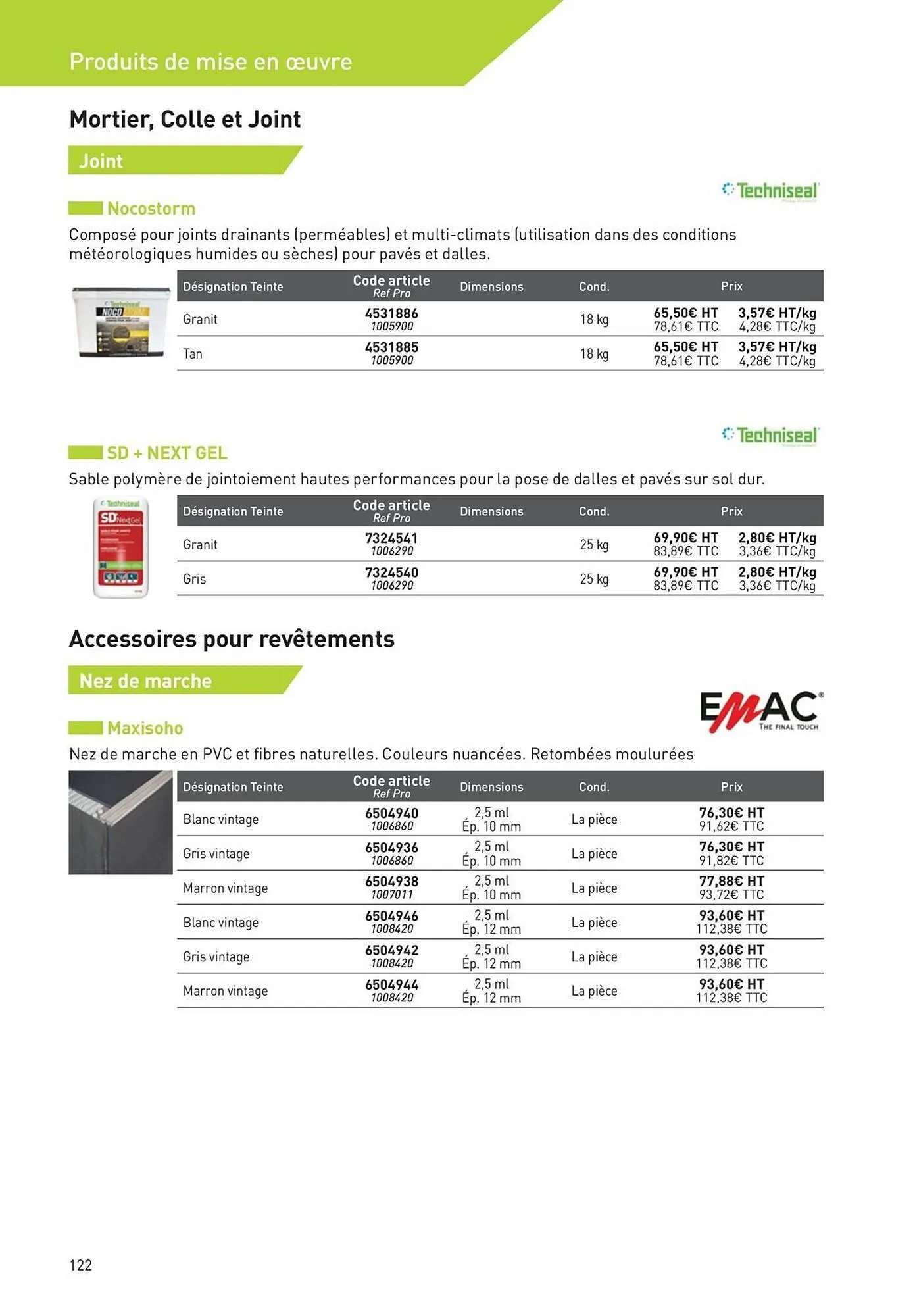 Catalogue Point P du 19 août au 1 janvier 2026 - Catalogue page 122
