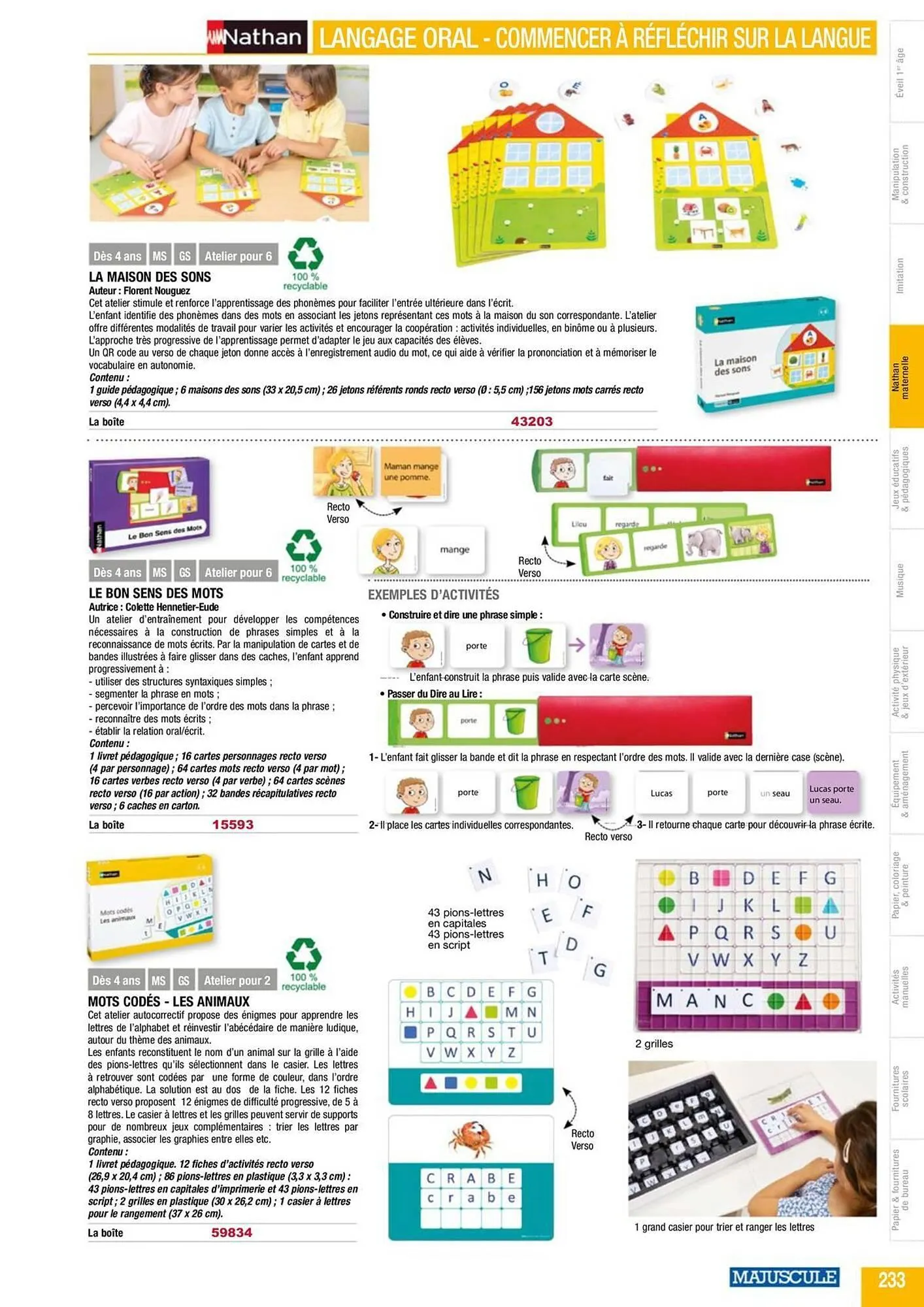 Catalogue Majuscule du 5 mars au 31 décembre 2025 - Catalogue page 257