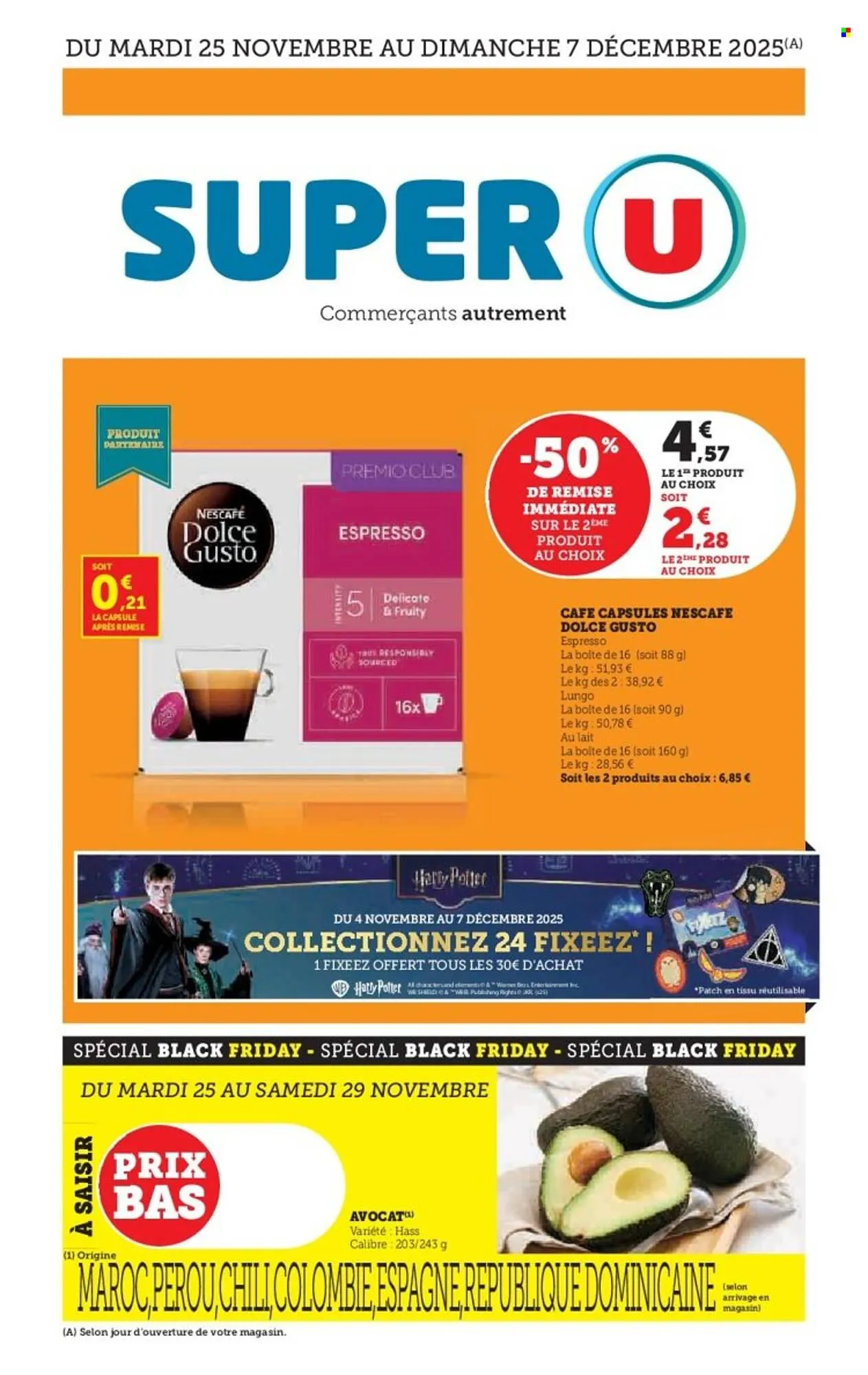 Catalogue Super U du 25 novembre au 7 décembre 2025 - Catalogue page 1