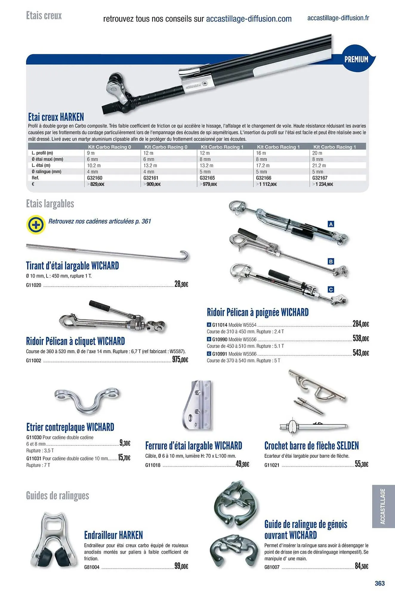 Catalogue Accastillage Diffusion du 1 mars au 31 décembre 2023 - Catalogue page 365