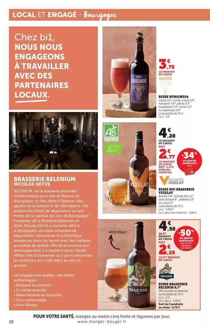 Engagés pour soutenir NOS PARTENAIRES LOCAUX. du 31 mars au 6 avril 2025 - Catalogue page 10