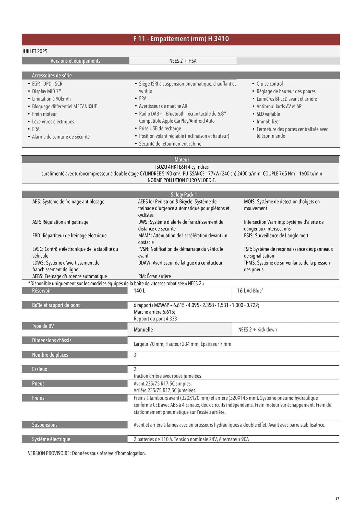 Catalogue Isuzu du 11 novembre au 31 mars 2026 - Catalogue page 17