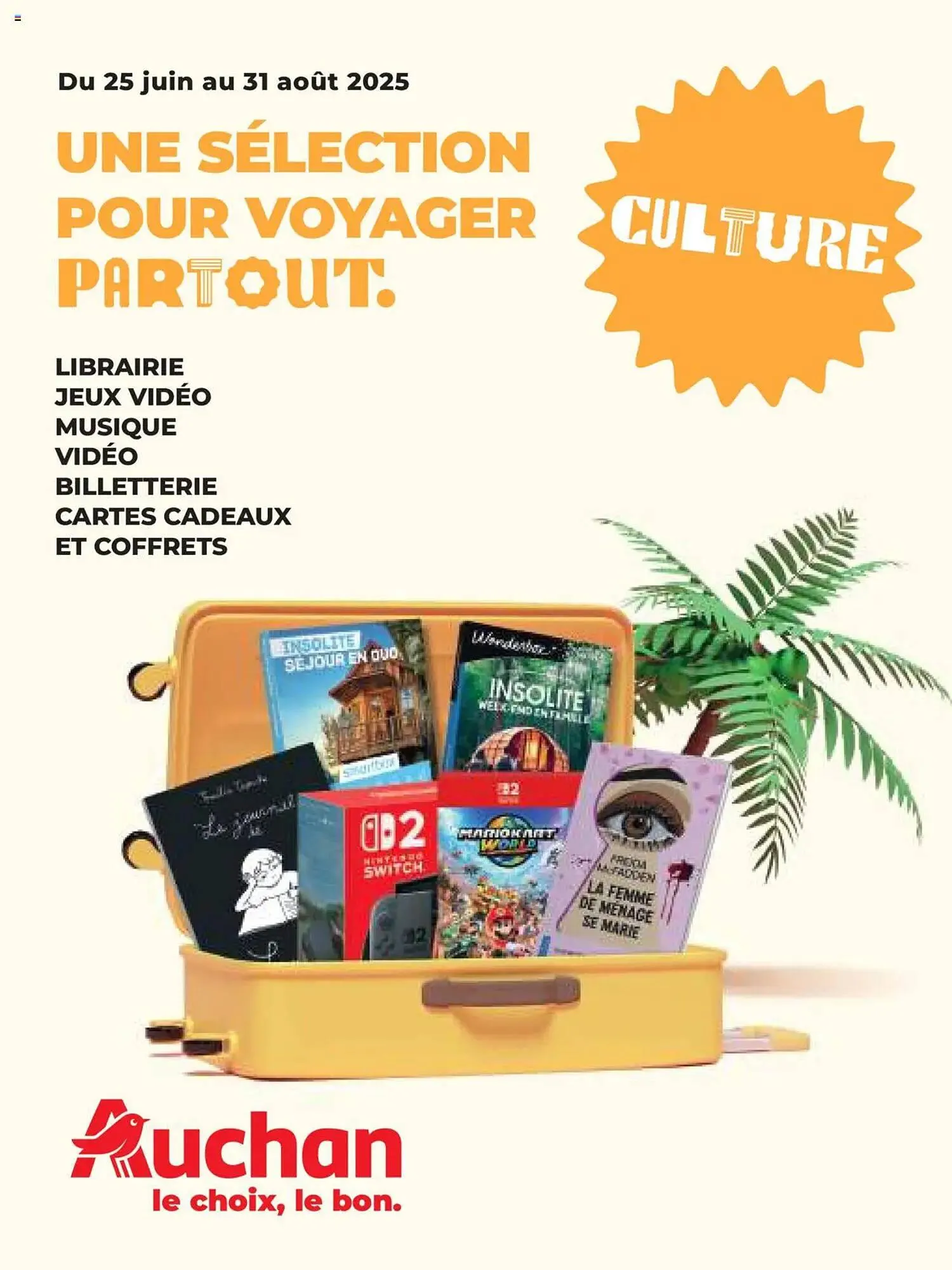 Catalogue Auchan du 25 juin au 31 août 2025 - Catalogue page 1