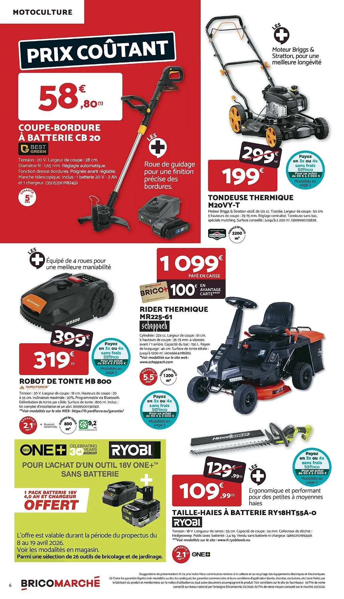 Catalogue Bricomarché du 8 avril au 18 avril 2026 - Catalogue page 6