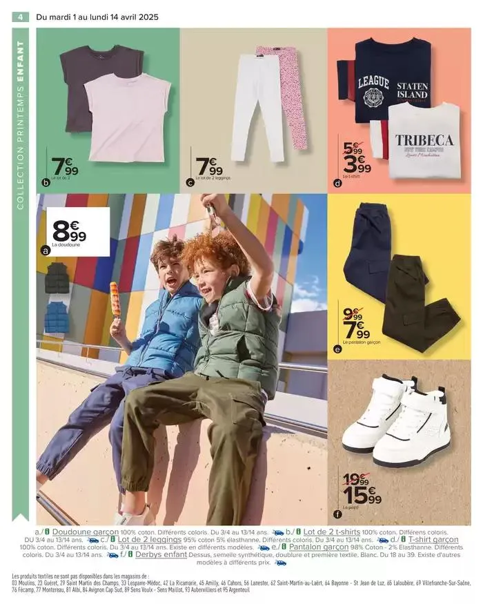 TEXTILE SPÉCIAL PRINTEMPS 2 du 1 avril au 14 avril 2025 - Catalogue page 6