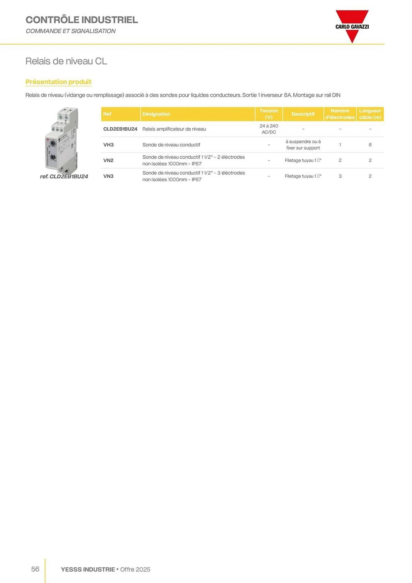 Catalogue Yesss electrique du 28 janvier au 31 décembre 2025 - Catalogue page 58