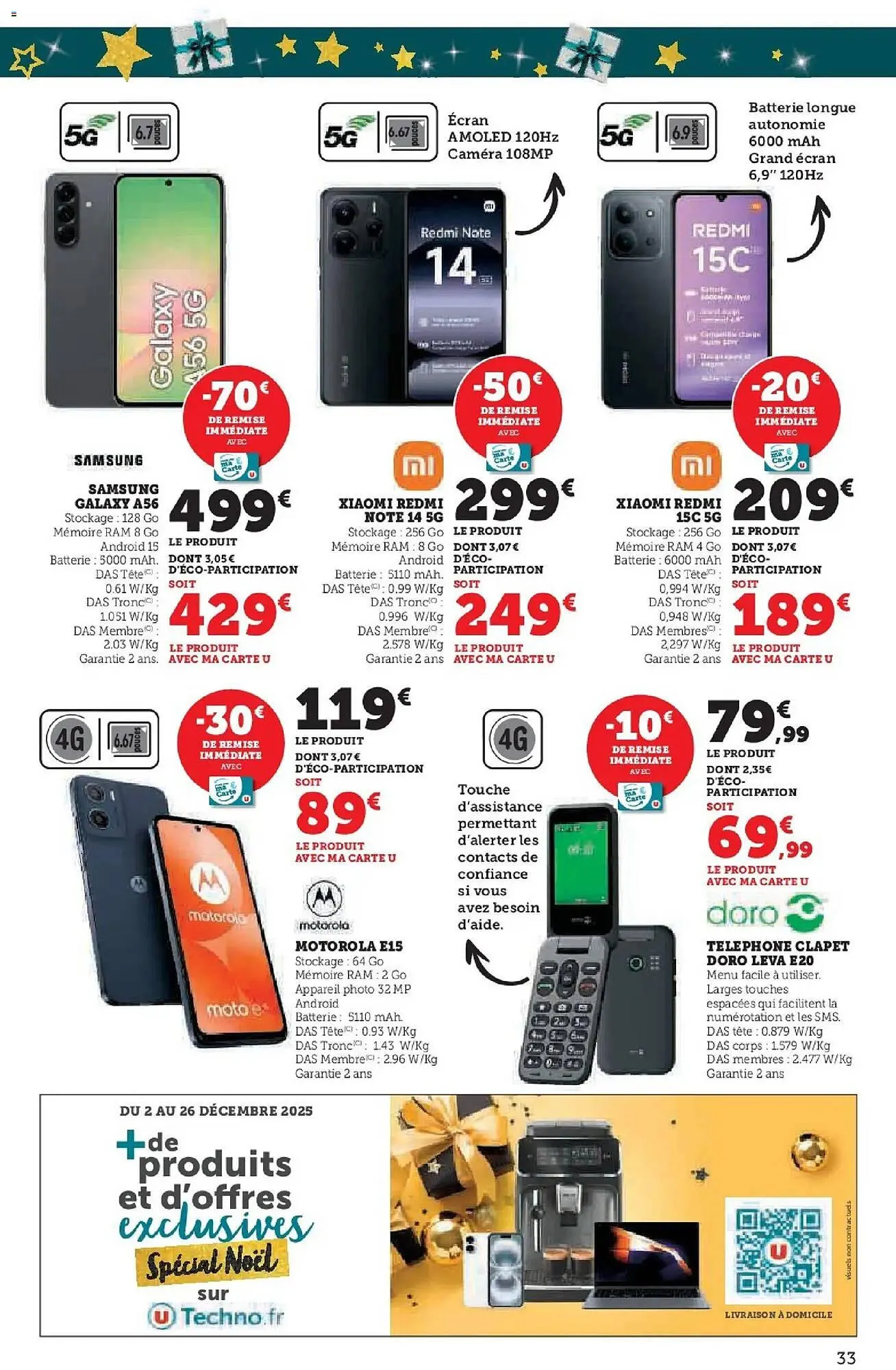 Catalogue Hyper U du 2 décembre au 24 décembre 2025 - Catalogue page 33