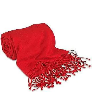 Pashmina rouge
