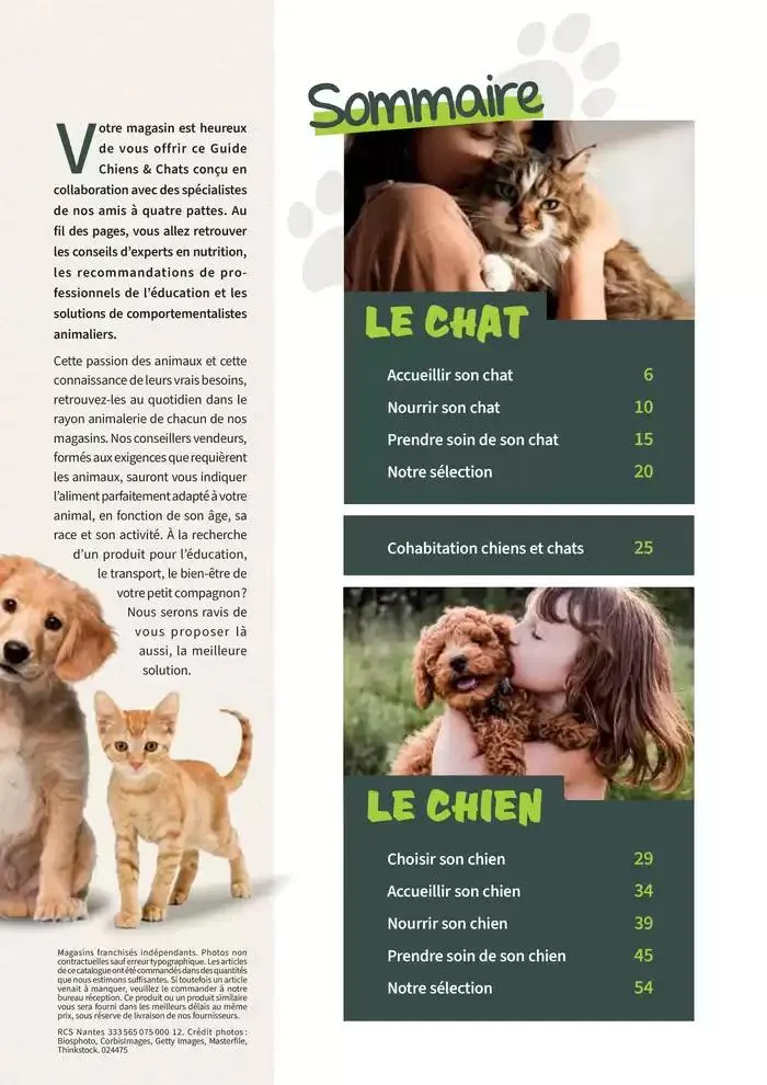 Le guide CHIENS & CHATS du 30 avril au 31 décembre 2025 - Catalogue page 3
