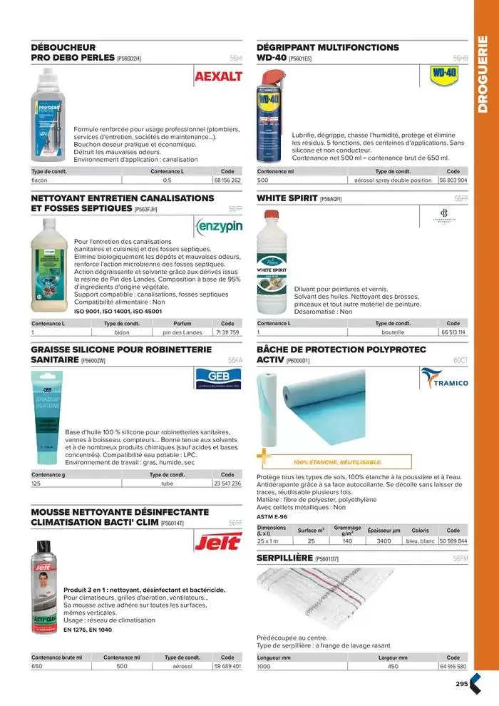 Catalogue génie climatique & sanitaire | Édition 2024-2025 du 2 octobre au 31 décembre 2025 - Catalogue page 295