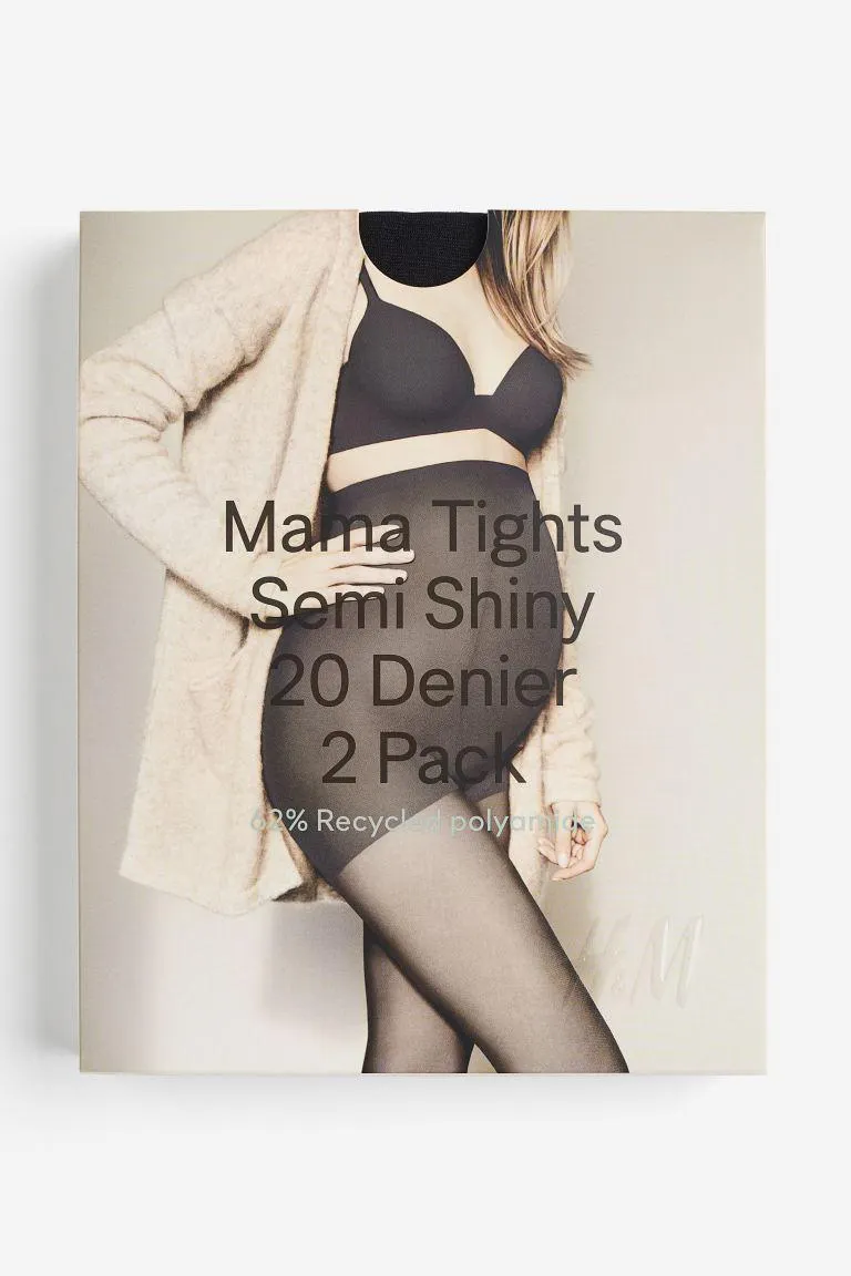 MAMA Collants 20d, lot de 2