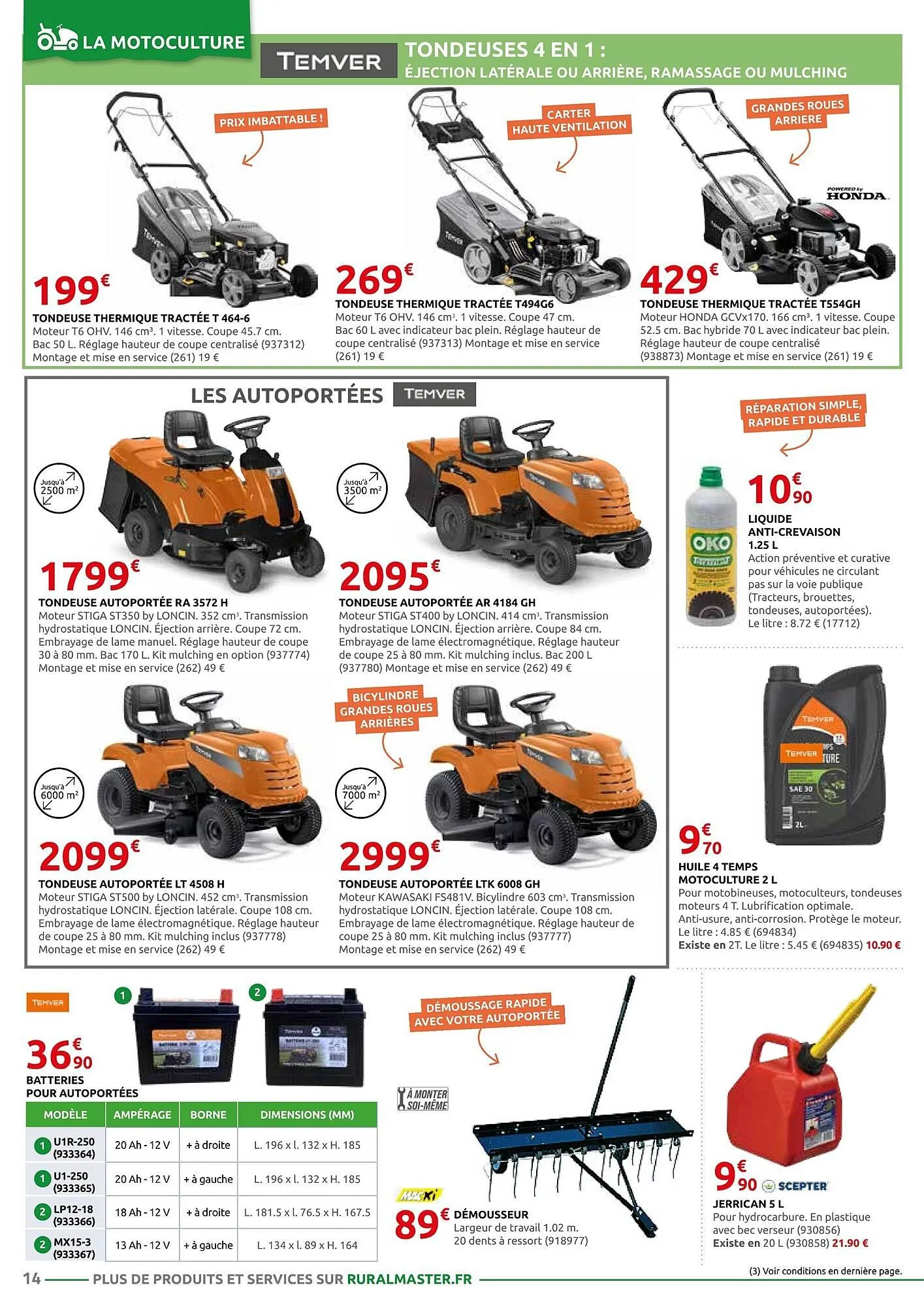 Catalogue Rural Master du 2 mars au 28 mars 2026 - Catalogue page 14