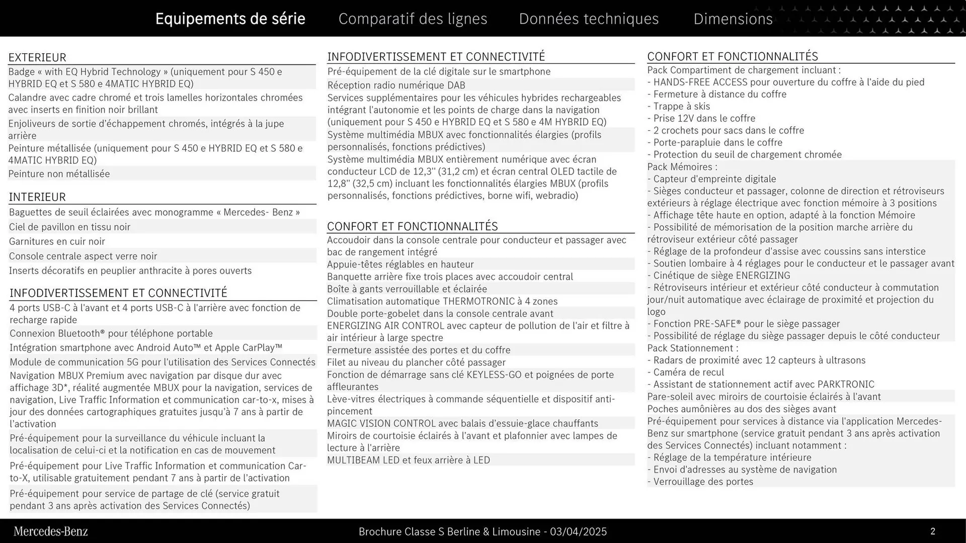 Catalogue Mercedes-Benz du 3 septembre au 3 septembre 2026 - Catalogue page 2