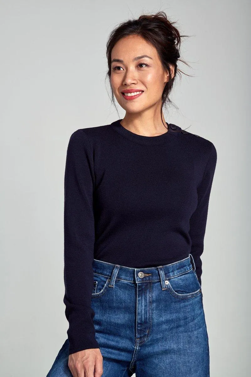 Pull marin "Briac" - laine mérinos