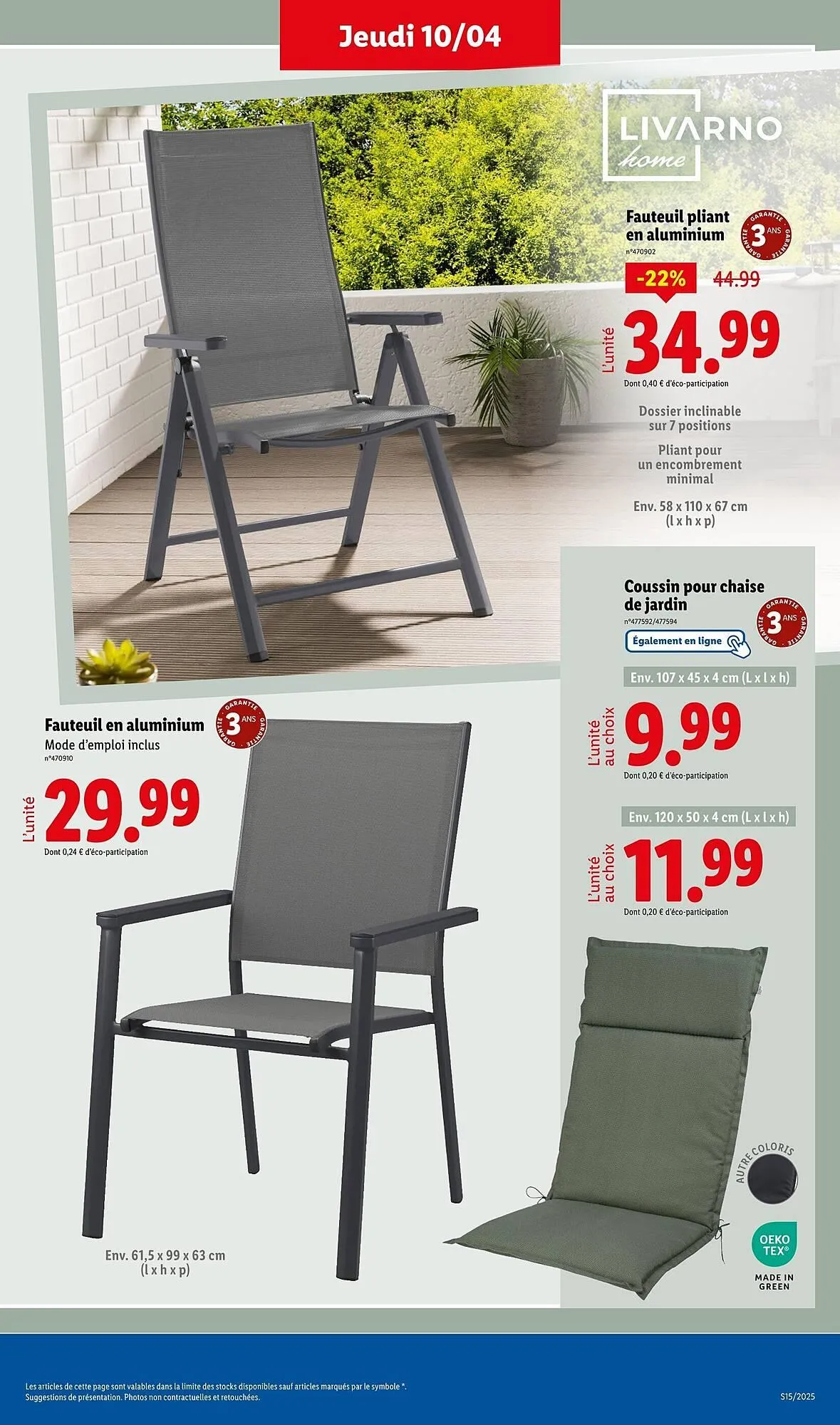 Catalogue Lidl du 7 avril au 10 avril 2025 - Catalogue page 23