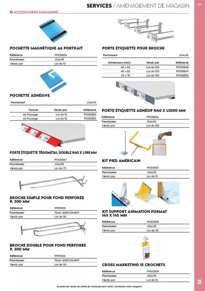 Tout faire +de 15 000 Produits du 17 décembre au 30 juin 2025 - Catalogue page 725