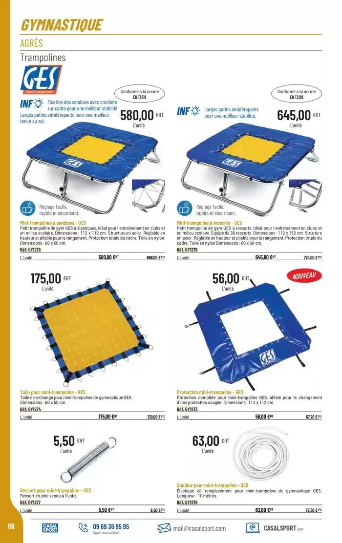 ÉQUIPEMENT SPORTIF du 6 mars au 31 décembre 2025 - Catalogue page 38