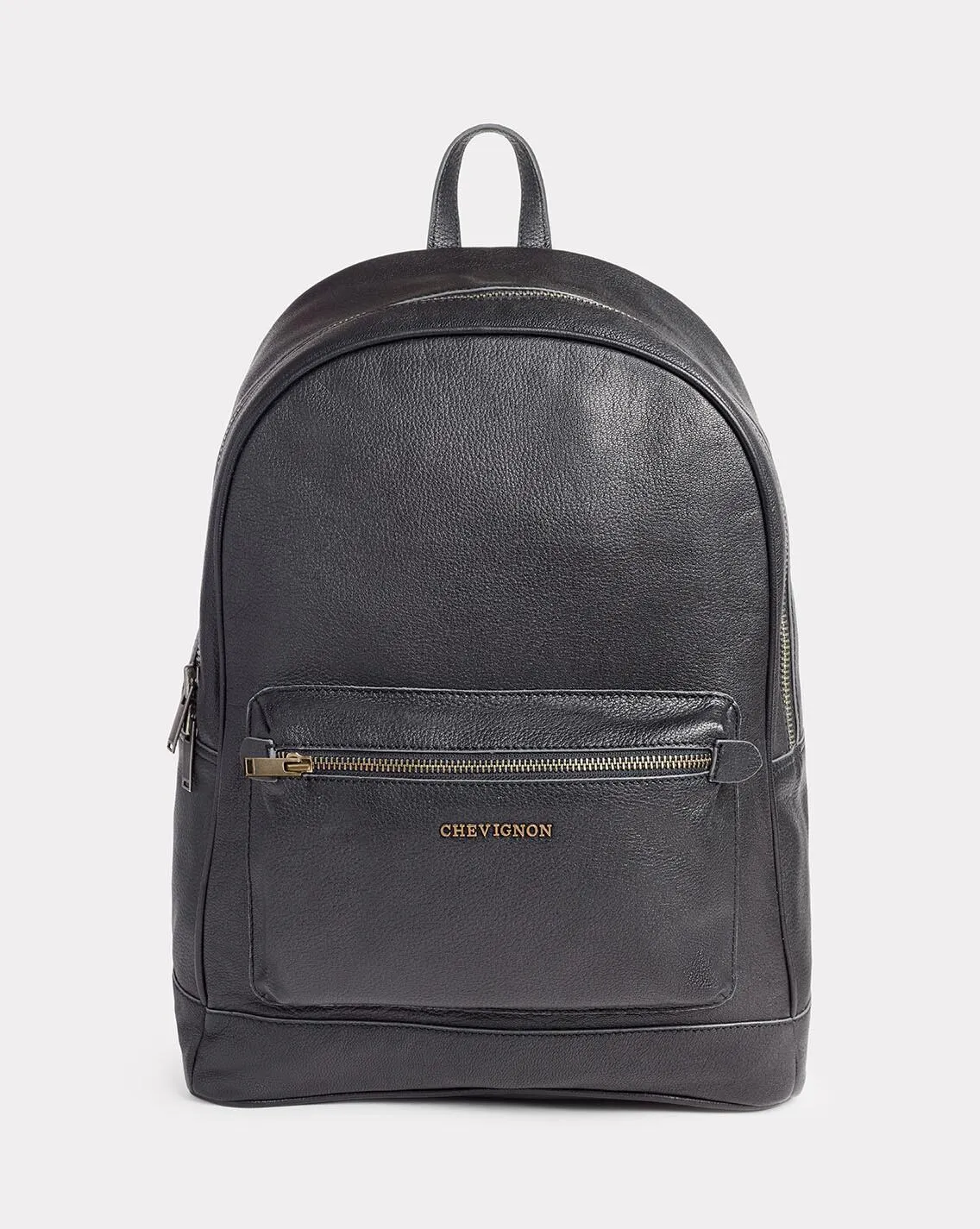 Sac leather back noir