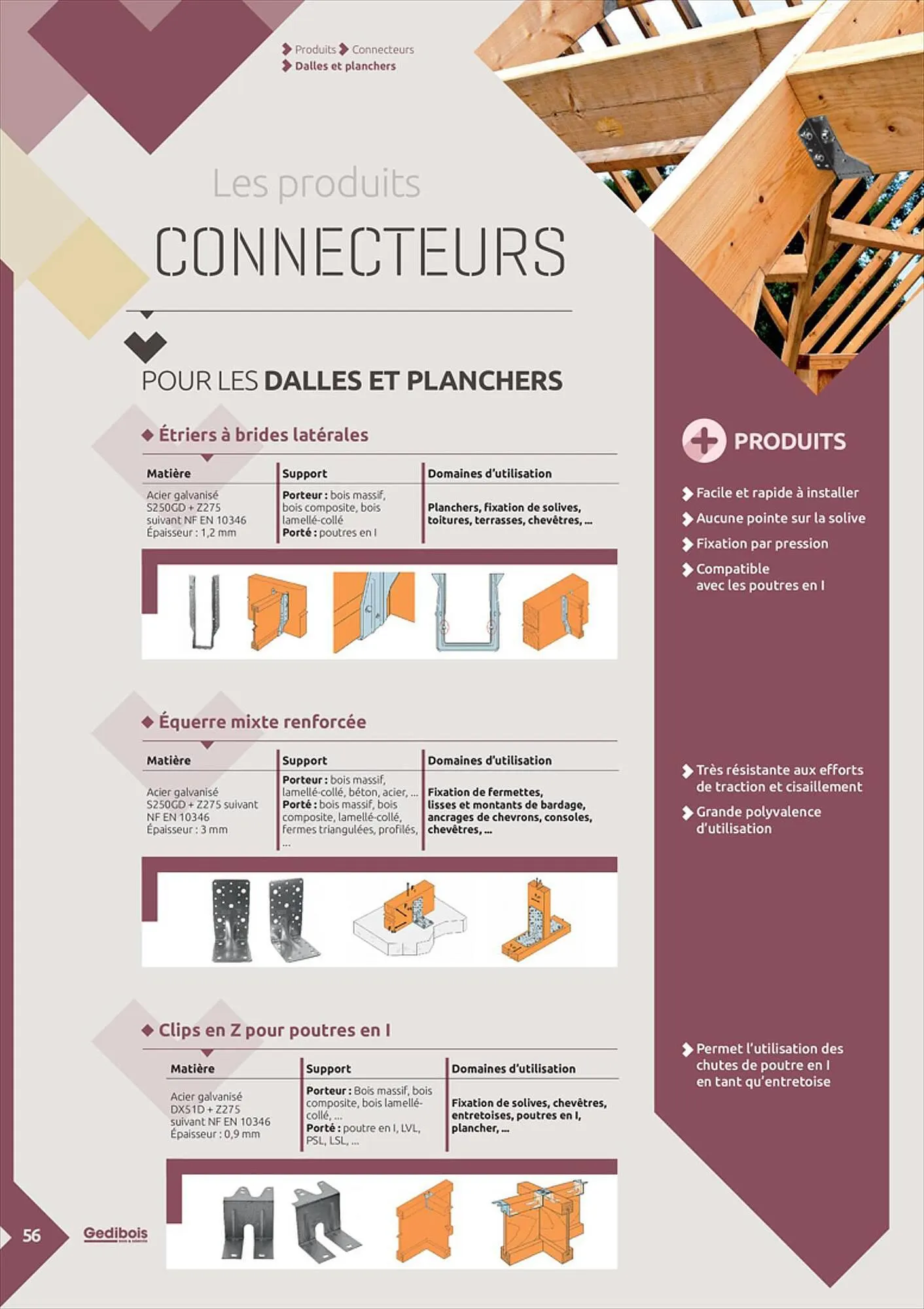 Catalogue Gédibois du 12 juin au 31 juillet 2023 - Catalogue page 56