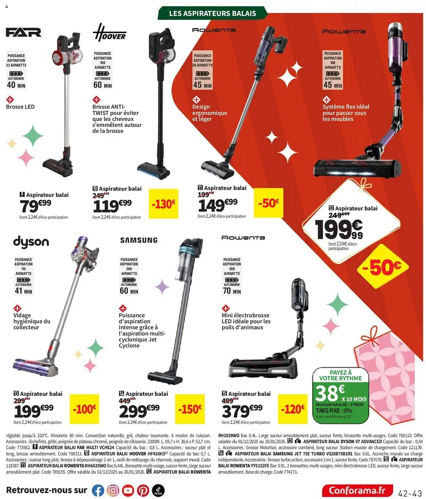 Catalogue Conforama du 2 décembre au 25 décembre 2025 - Catalogue page 43