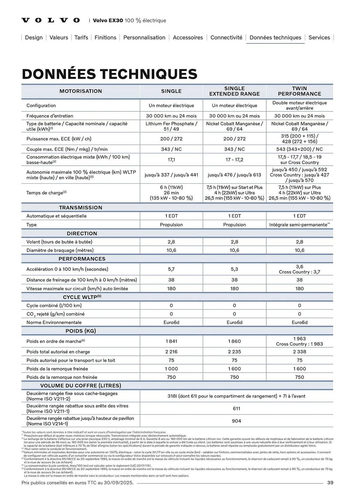 Catalogue VOLVO du 7 janvier au 31 janvier 2027 - Catalogue page 39