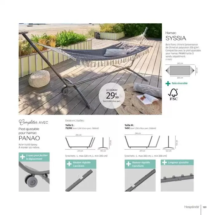 Catalogue Hespéride 2025 du 5 février au 31 décembre 2025 - Catalogue page 189