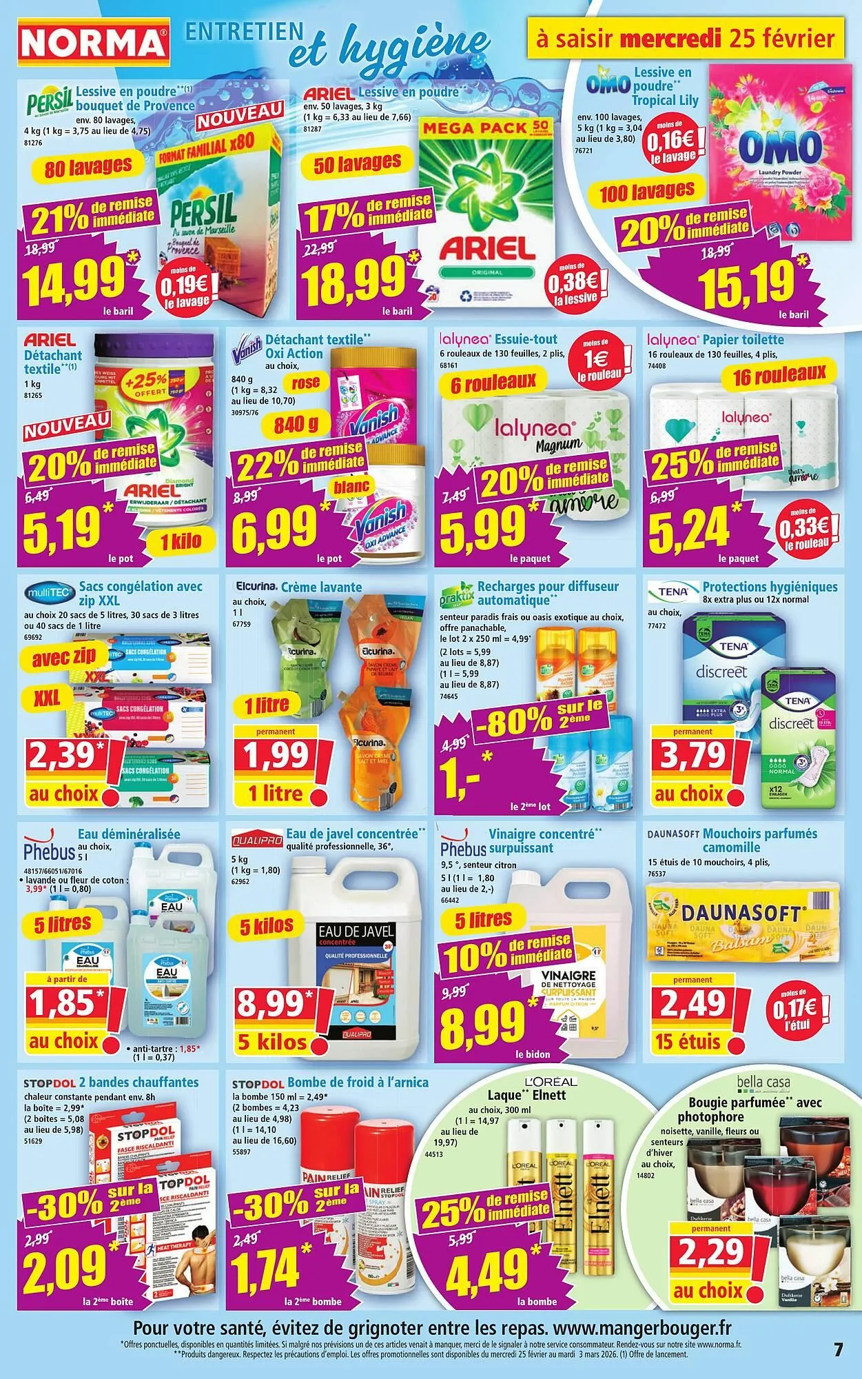 Catalogue Norma du 25 février au 3 mars 2026 - Catalogue page 7