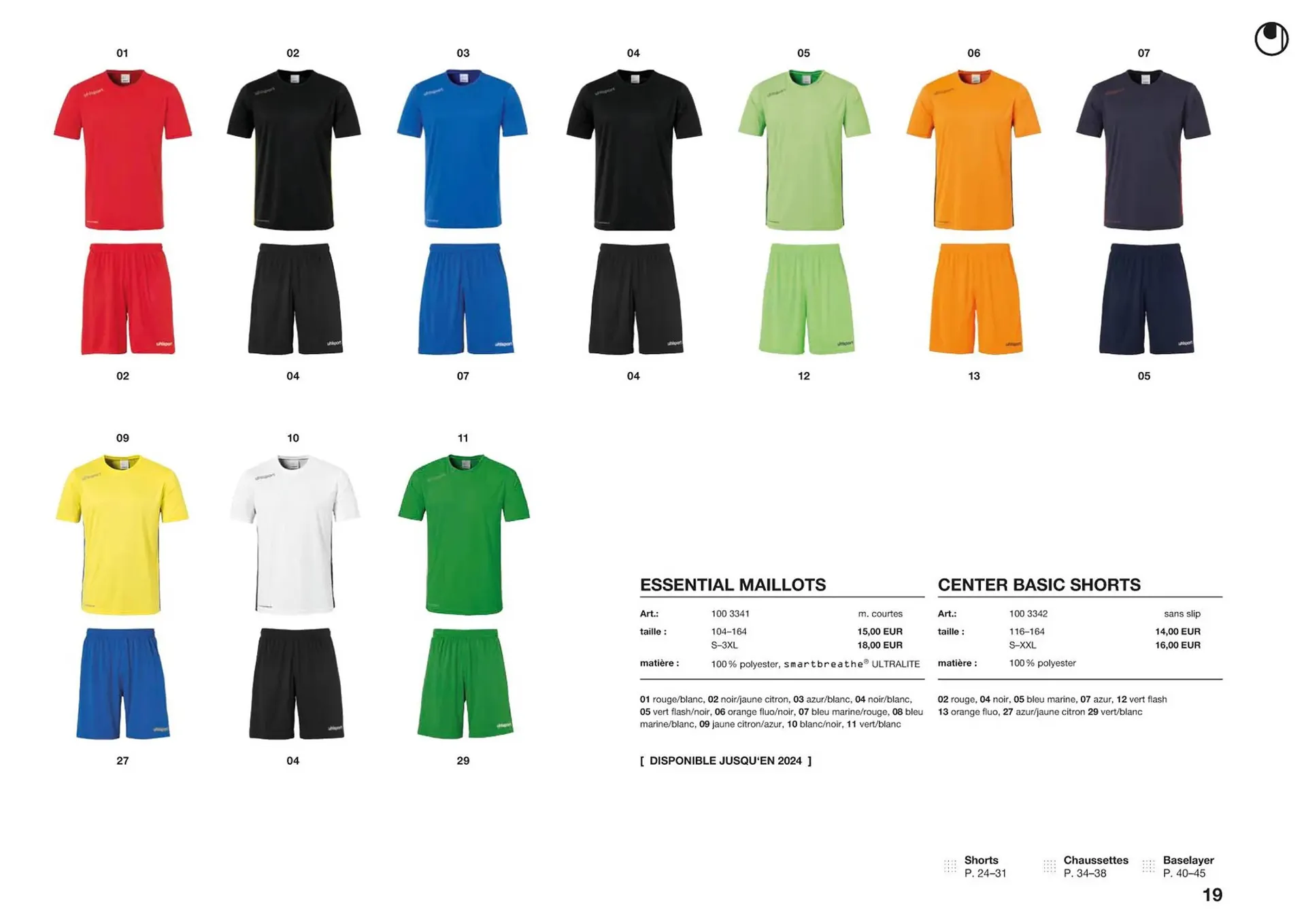 Catalogue Uhlsport du 1 mars au 31 décembre 2023 - Catalogue page 19