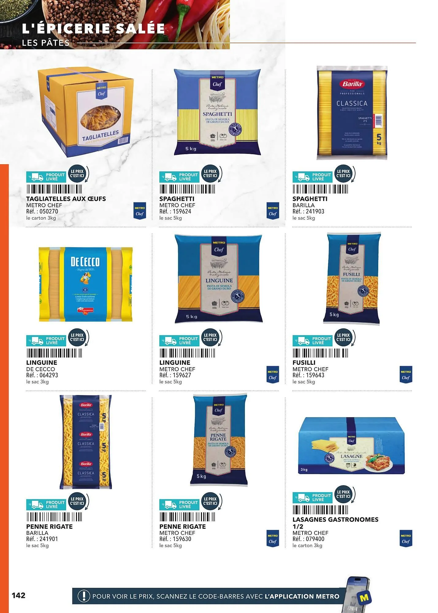 Catalogue METRO du 2 mars au 31 décembre 2025 - Catalogue page 142