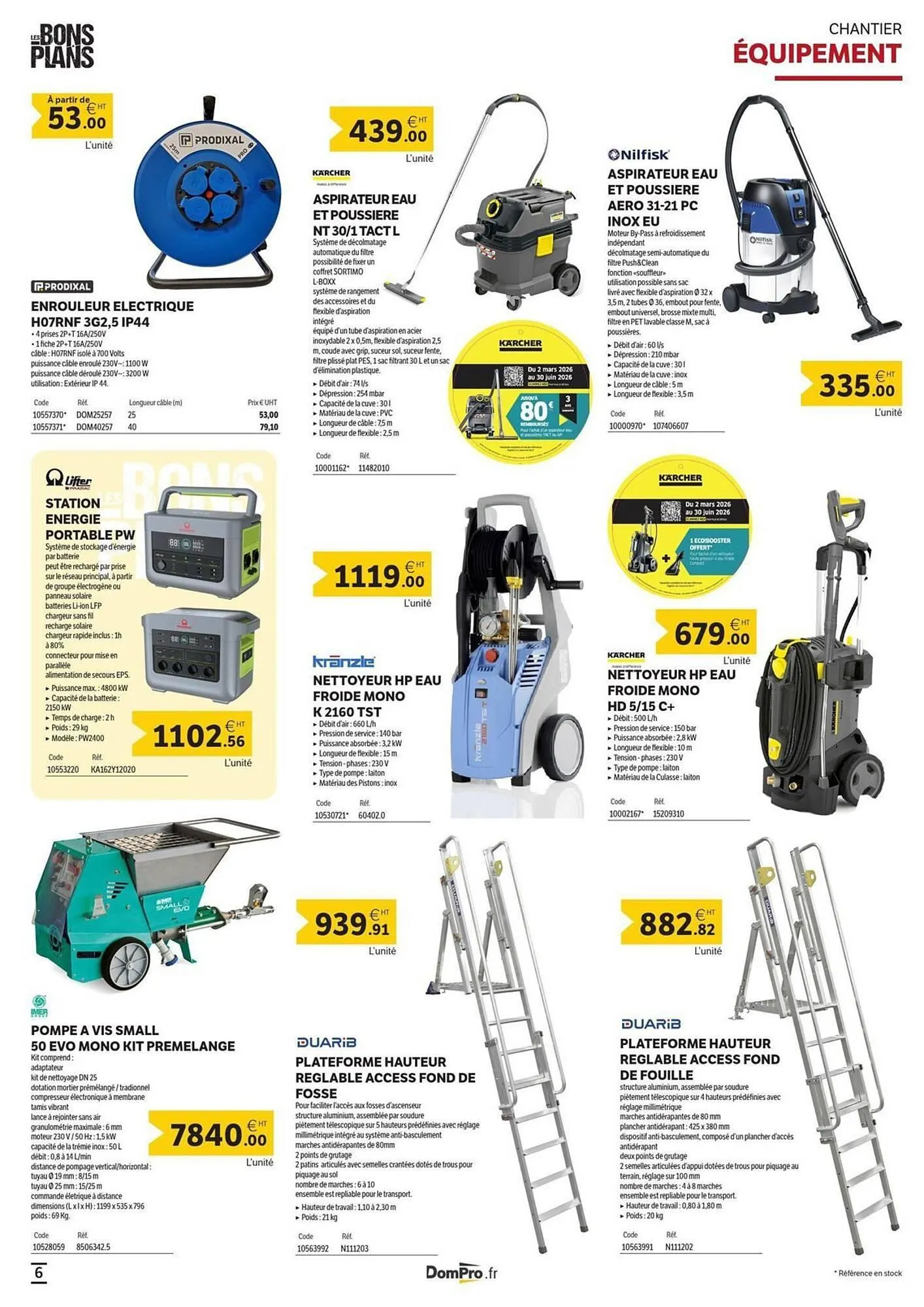 Catalogue DomPro du 3 mars au 30 avril 2026 - Catalogue page 6
