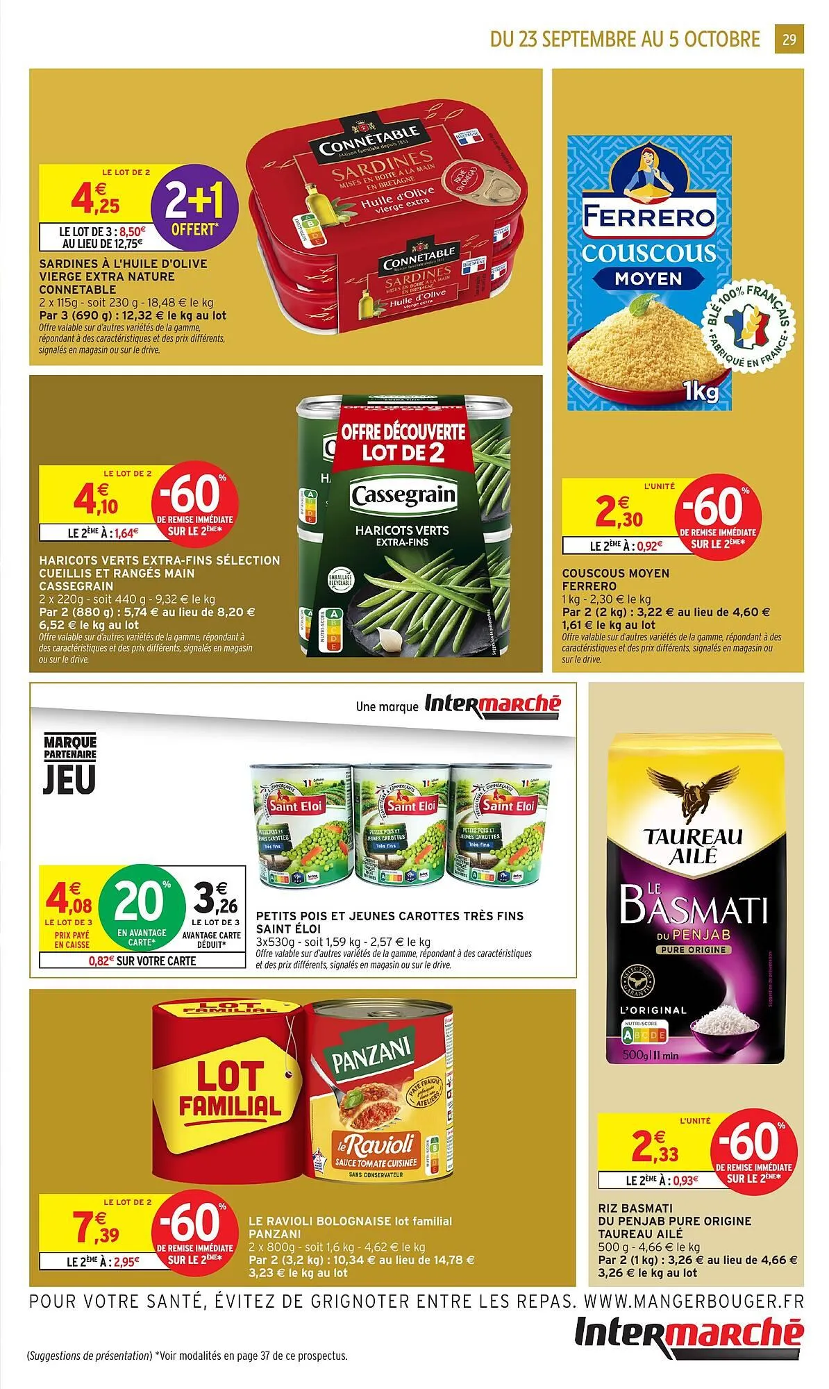Catalogue Intermarché du 23 septembre au 5 octobre 2025 - Catalogue page 29