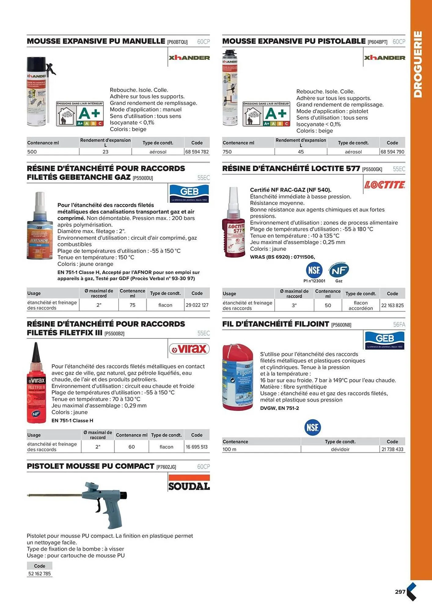 Catalogue Prolians du 2 octobre au 31 décembre 2025 - Catalogue page 297