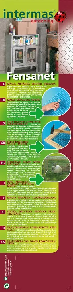 Grillage Fensanet Plast Maille 12 INTERMAS GARDENING - 0,50x5m