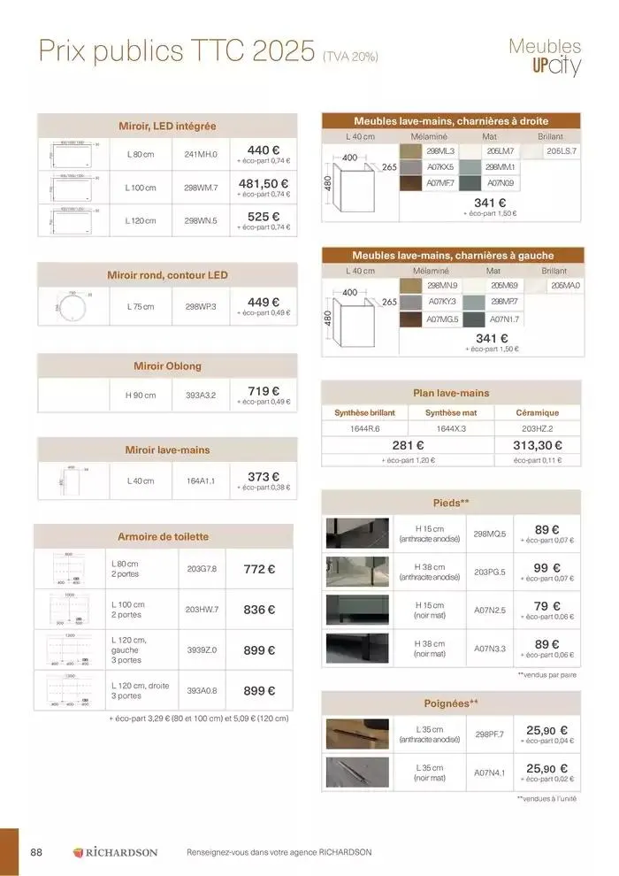 Collections Exclusives 2025 du 11 avril au 31 décembre 2025 - Catalogue page 88