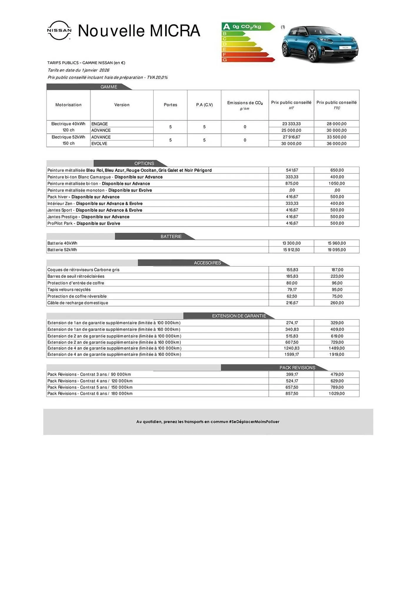 Catalogue Nissan du 6 janvier au 31 mai 2026 - Catalogue page 1