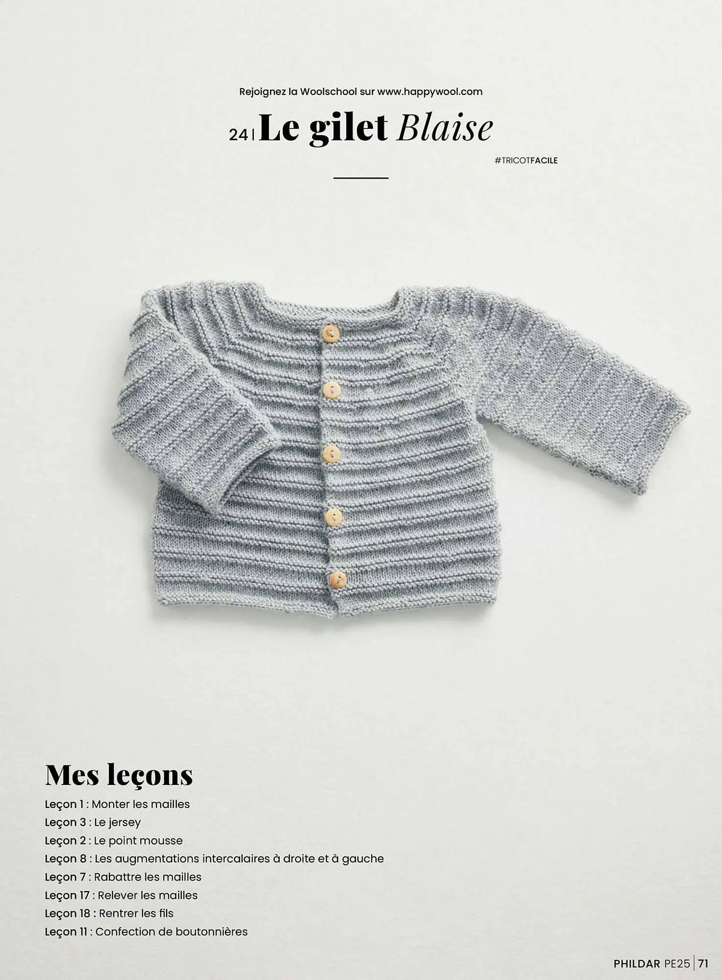 Catalogue Phildar du 15 janvier au 31 août 2025 - Catalogue page 71