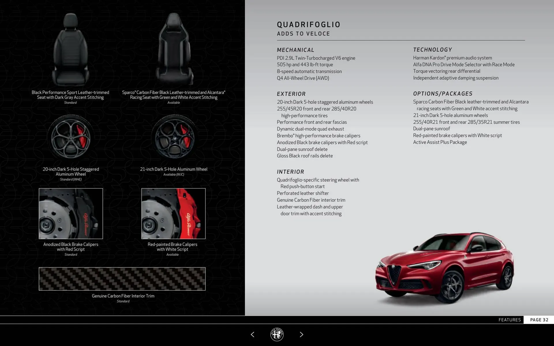 Catalogue Alfa Romeo du 18 mai au 31 décembre 2023 - Catalogue page 32
