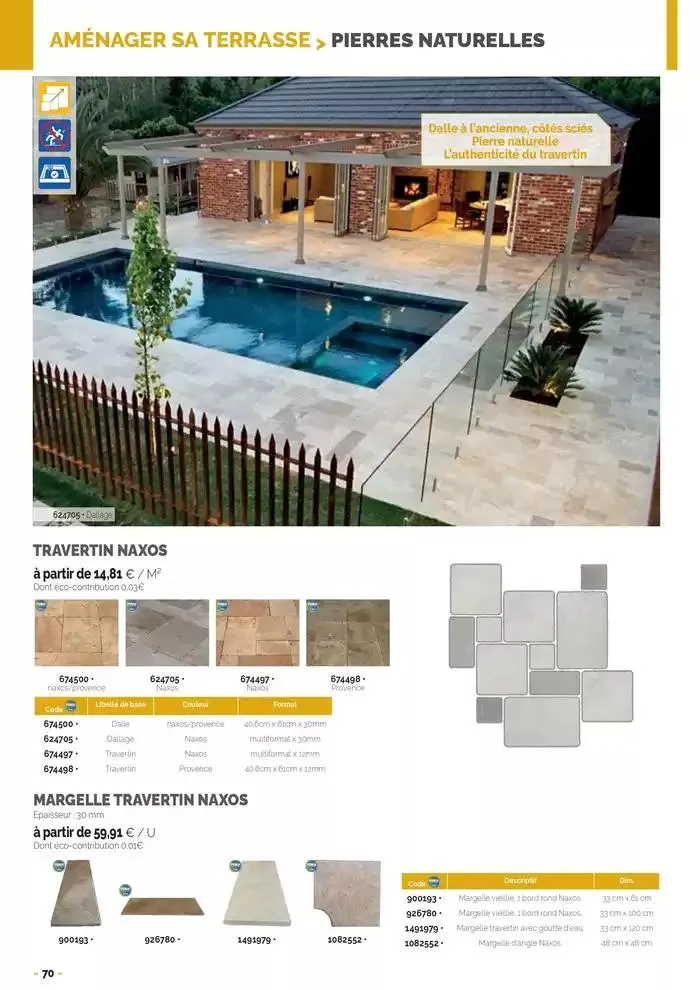 Aménagements Extérieurs 2025 du 30 avril au 31 décembre 2025 - Catalogue page 70