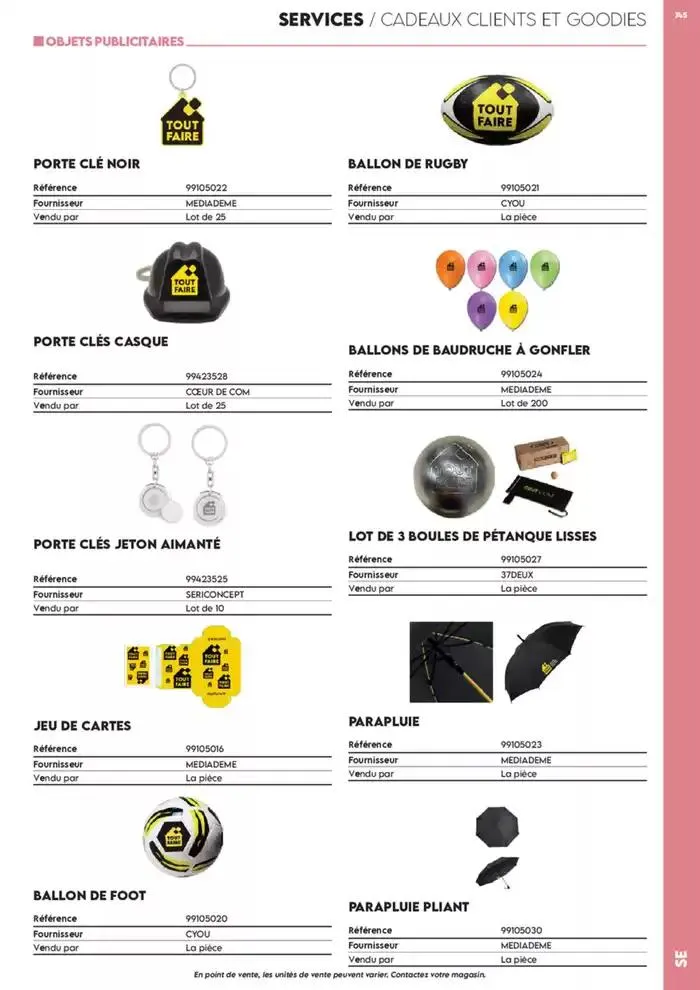 Tout faire +de 15 000 Produits du 17 décembre au 30 juin 2025 - Catalogue page 716