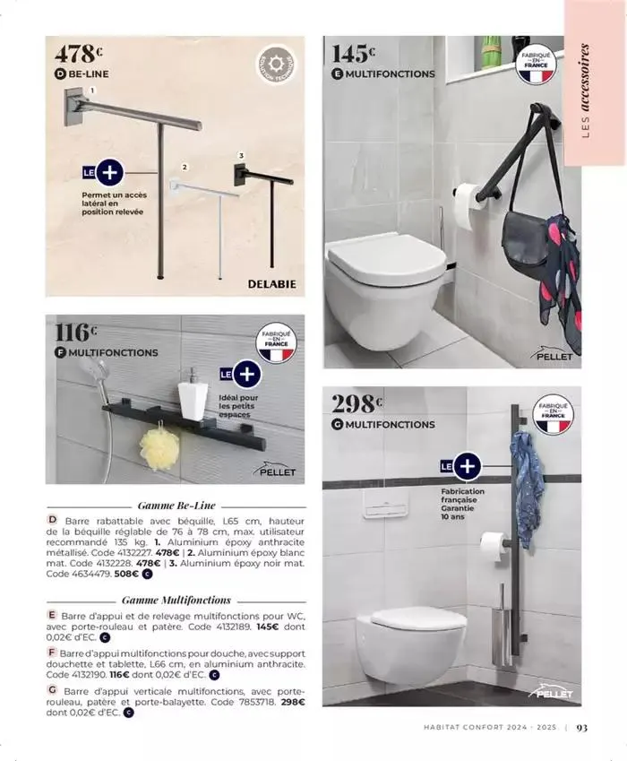 Cedeo Habitat confort du 1 octobre au 31 mai 2025 - Catalogue page 100