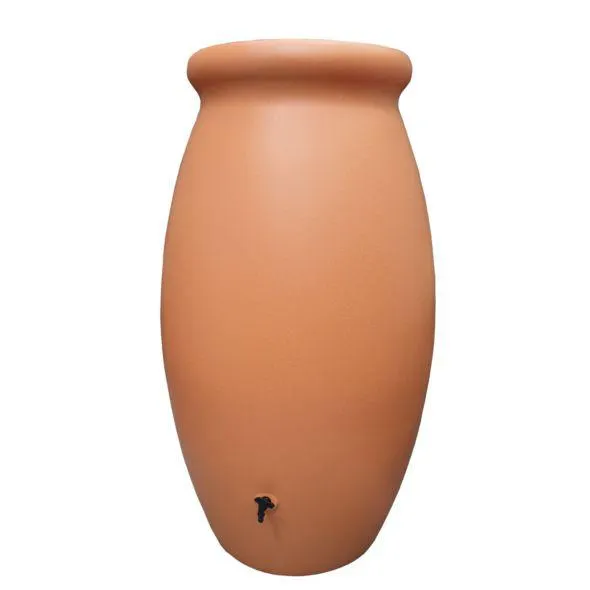 Récupérateur d'eau de pluie soufflage BELLIJARDIN Toscane en jarre terracotta 1 000 L
