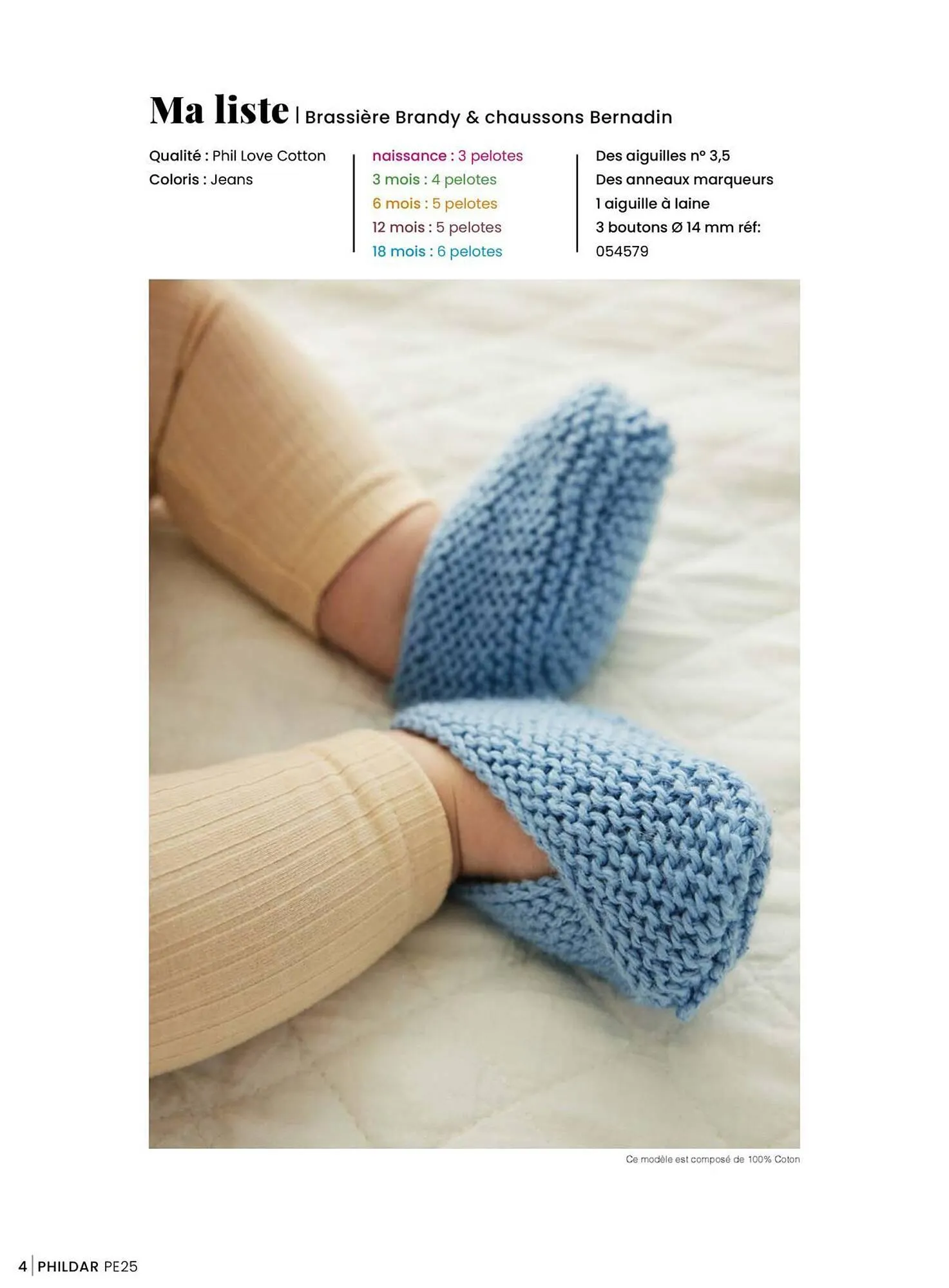 Catalogue Phildar du 15 janvier au 31 août 2025 - Catalogue page 4