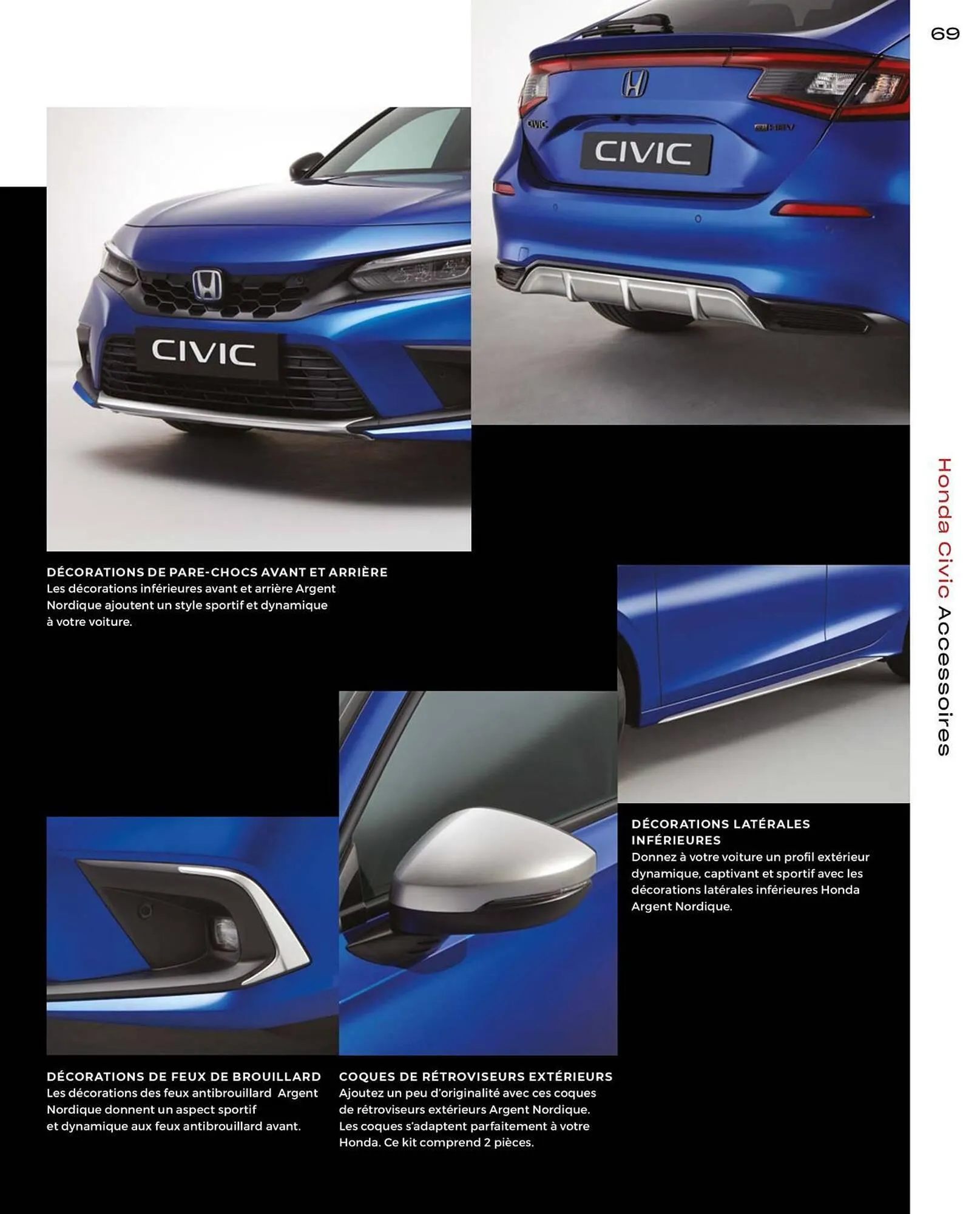 Catalogue Honda Civic Hybrid du 20 décembre au 30 juin 2024 - Catalogue page 69